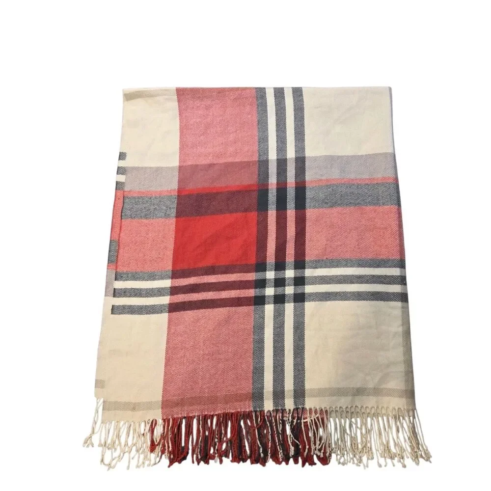 Pottery Barn McKinley Tartan Plaid Throw Blanket, Multicolor, 50